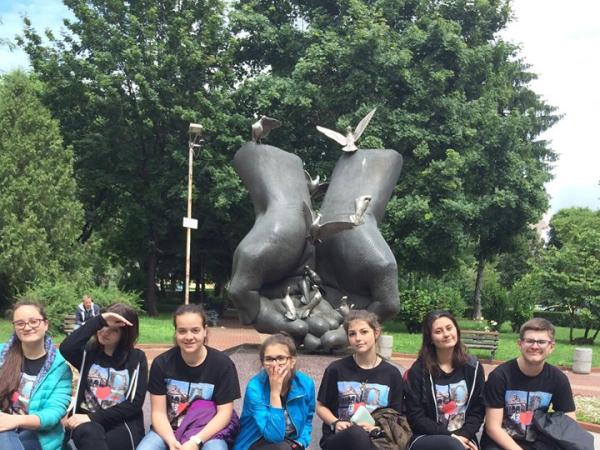 Ученическият съвет на посещение в Свищов